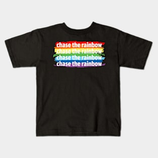 Chase the rainbow Kids T-Shirt